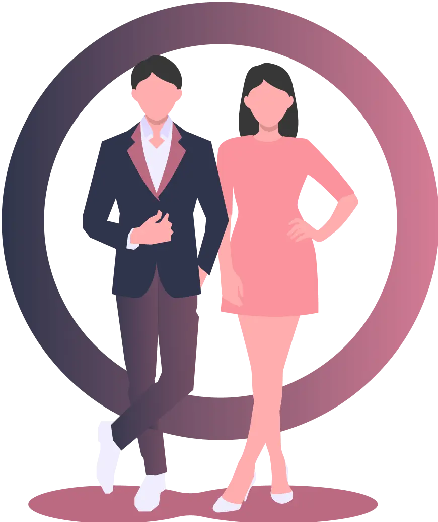 Partner standing with Realtor