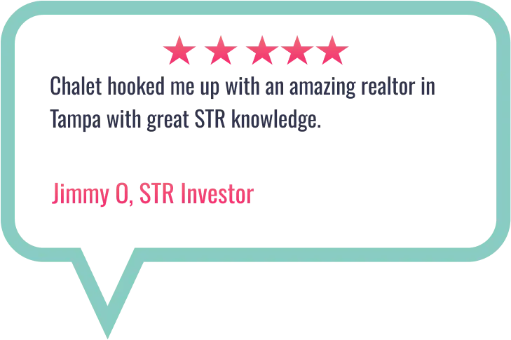 Review from Jimmy O, Short-term rental Owner
