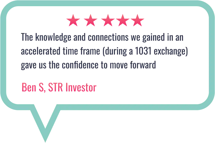Review from Ben S, STR Investor