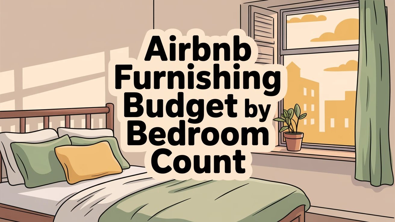 Airbnb Furnishing Budget by Bedroom Count